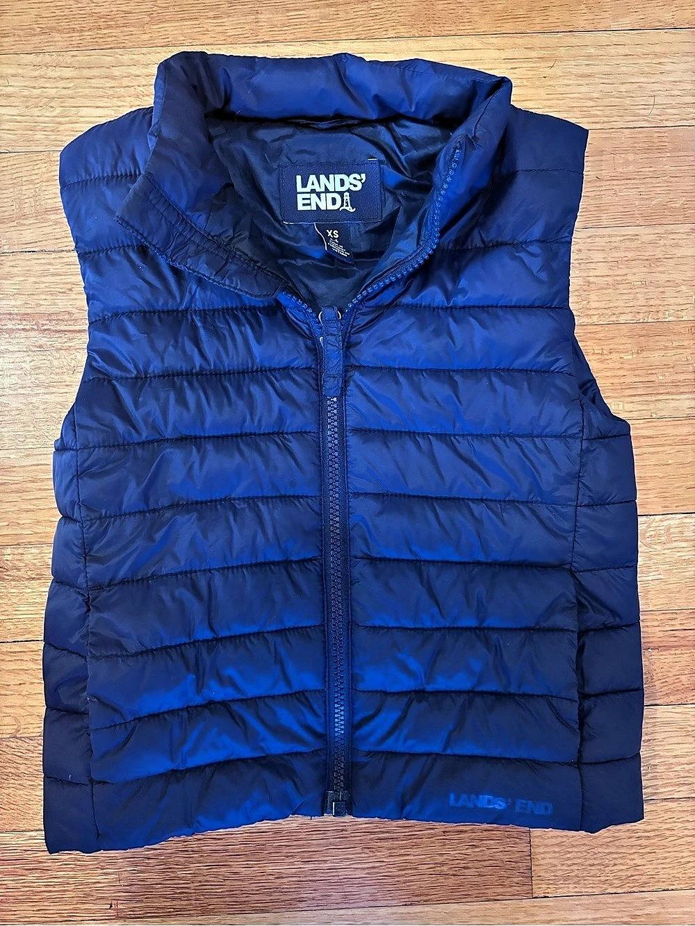 Lands' End Kids Insulated Down Alternative ThermoPlume Vest - XS / Sz 4-5